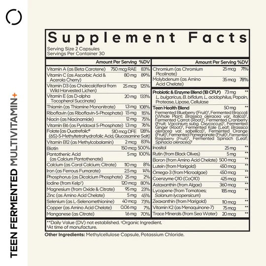 Teen's Daily Multivitamin+